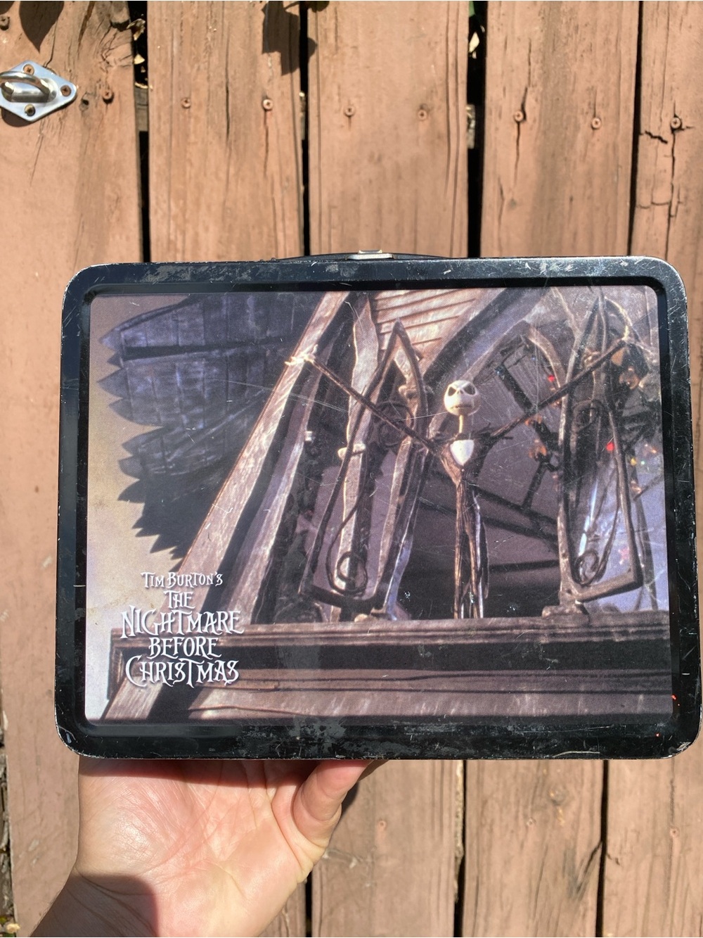 The Nightmare Before Christmas Black Decorative Tin Lunchbox - Licensed Artwork